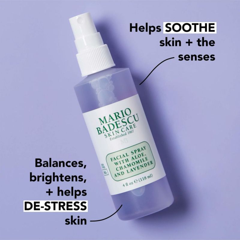 Face Mist Mario Badescu spray facial aloe manzanilla y lavanda