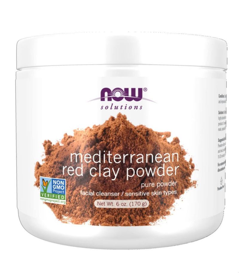 Arcilla en polvo NOW Foods Solutions Mediterranean Red 180 ml