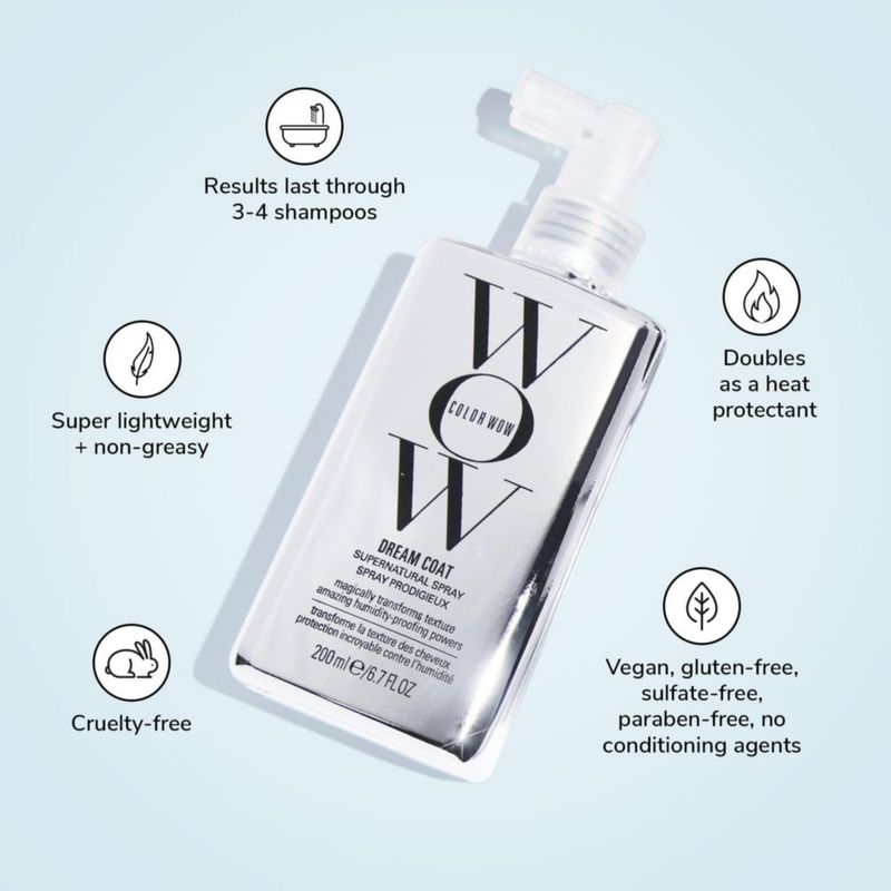 Spray de tratamiento capilar COLOR WOW Dream Coat Supernatural 200 ml