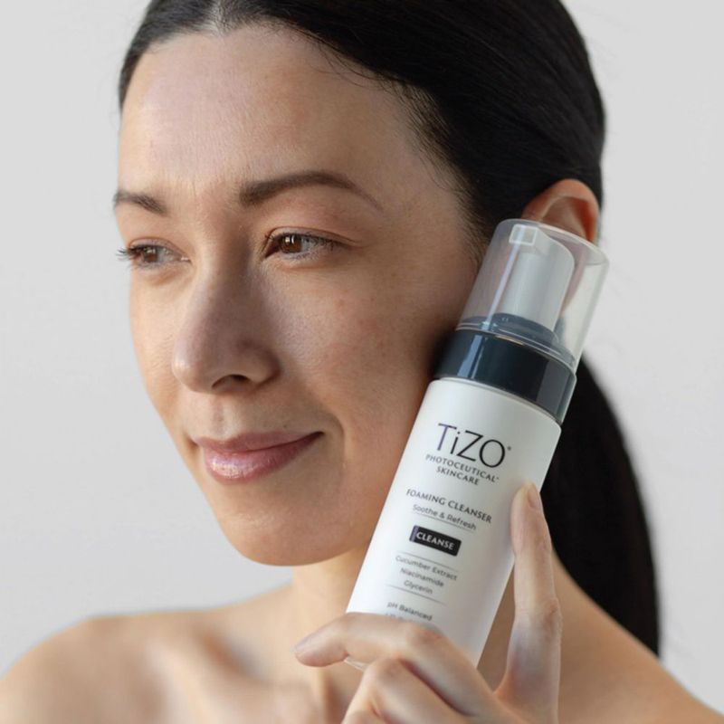 Limpiador espumoso TIZO Photoceutical 120 ml con taurina y pepino