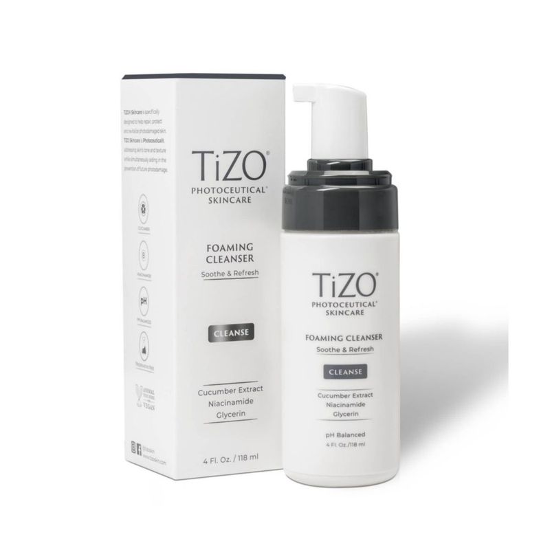 Limpiador espumoso TIZO Photoceutical 120 ml con taurina y pepino