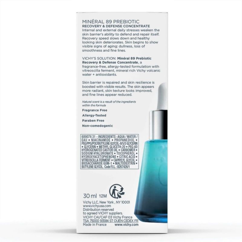 Sérum Vichy Mineral 89 Niacinamida 30 ml Antiedad