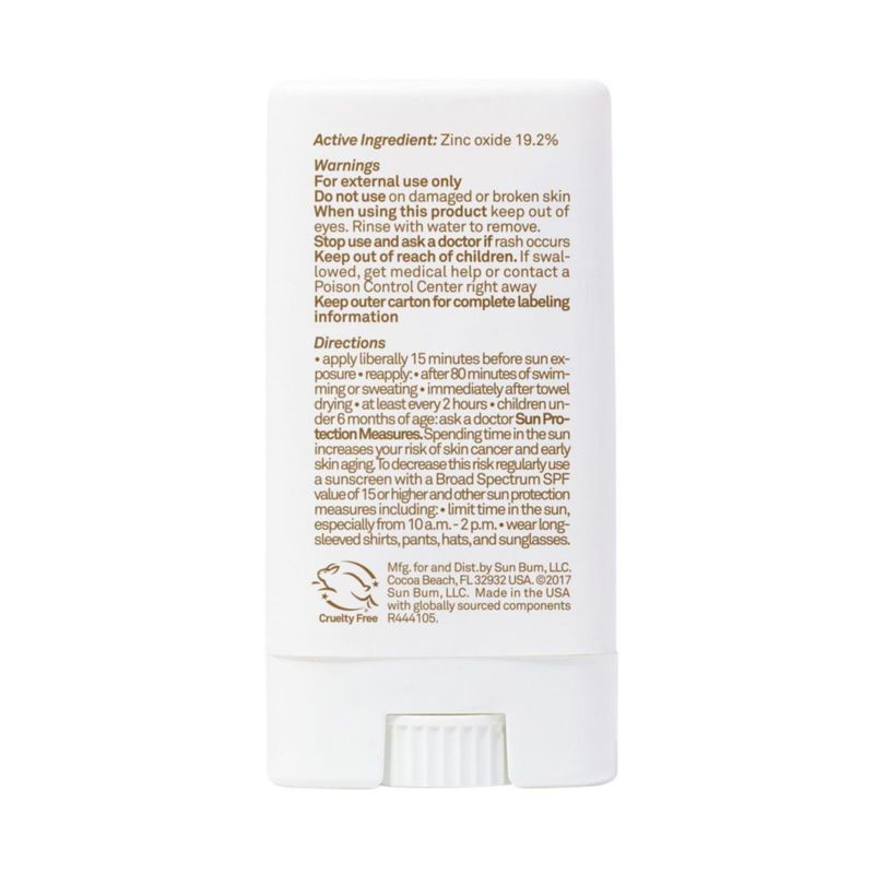 Protector solar en barra facial Sun Bum Mineral SPF 50 13 ml