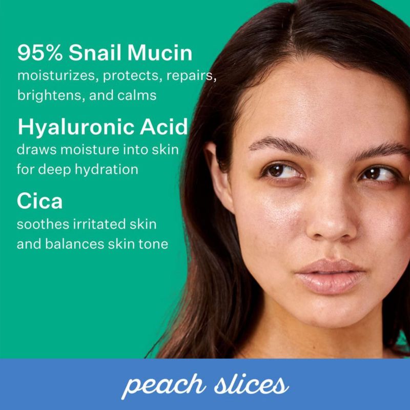 Tonificador Peach Slices Snail Rescue Blemish Busting 120 ml 95% caracol