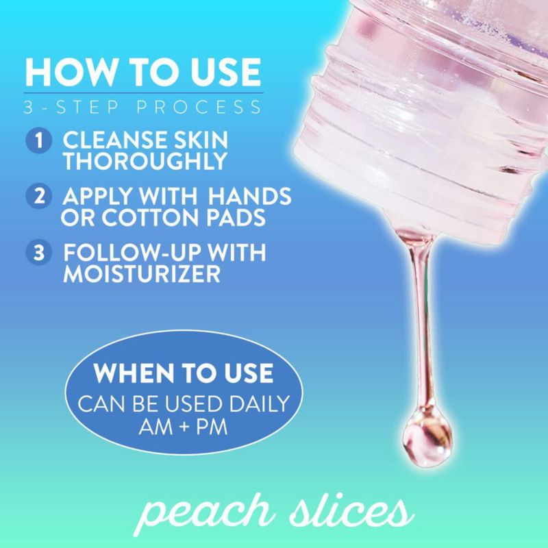 Tonificador Peach Slices Snail Rescue Blemish Busting 120 ml 95% caracol