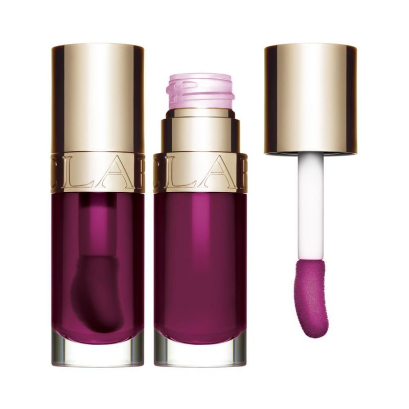 Aceite Lip Comfort Clarins que calma hidrata y protege los labios