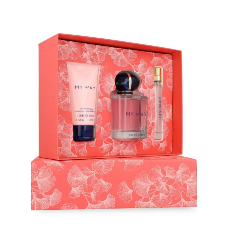 Set My Way 3pzs 90ml Eau de Parfum/ Body Lotion 50ml/ 10ml Eau de Parfum