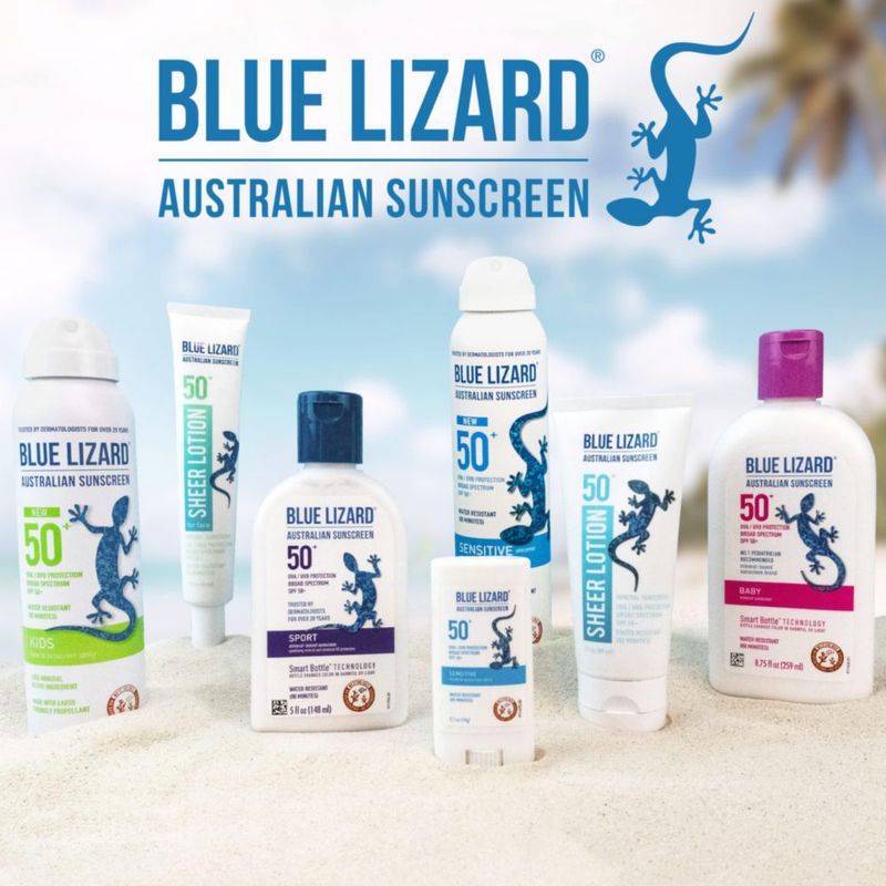 Loción de protección solar BLUE LIZARD Kids SPF 50+ tubo de 150 ml