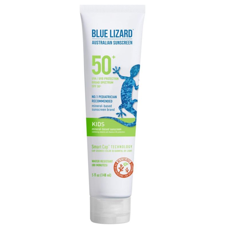 Loción de protección solar BLUE LIZARD Kids SPF 50+ tubo de 150 ml