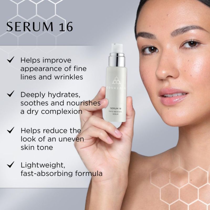Sérum COSMEDIX Serum 16 de renovación rápida con vitamina E 30 ml