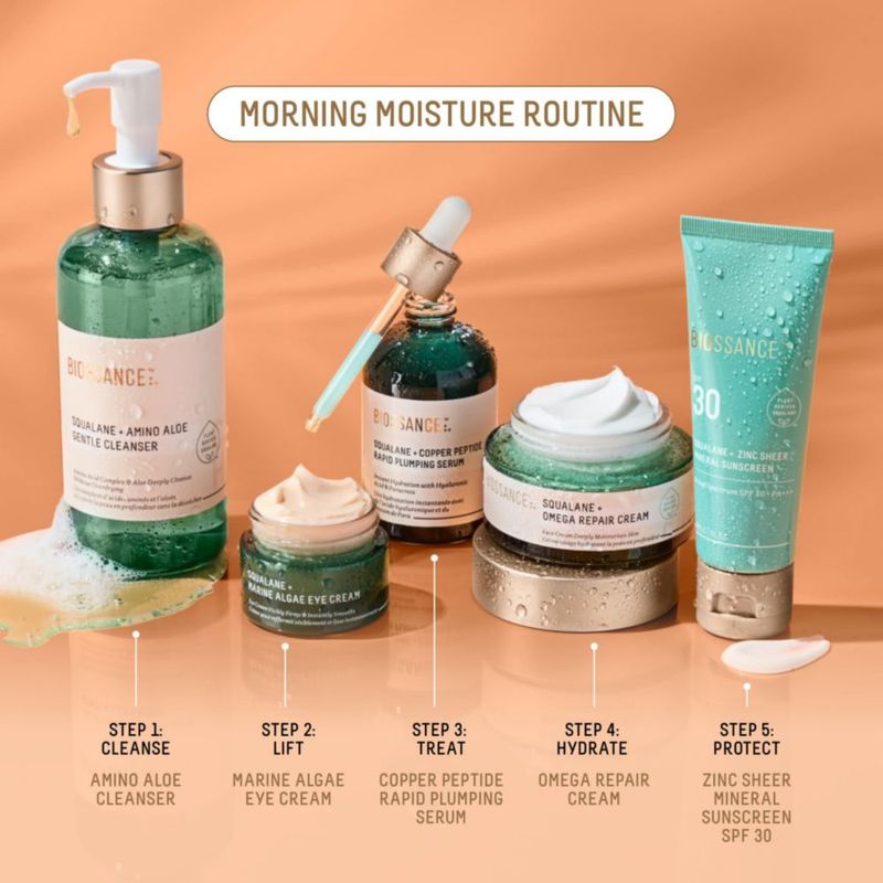 Protector solar Biossance Squalane + Zinc Sheer SPF 30 50 ml