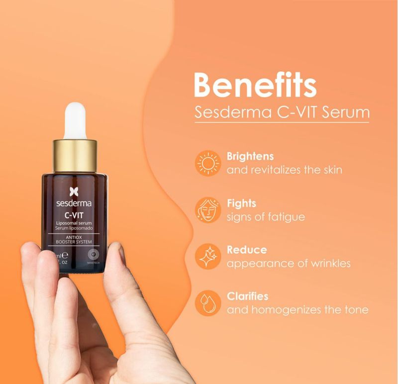 Sérum Sesderma C-Vit Liposomal 30 ml para el cuidado de la piel antioxidante