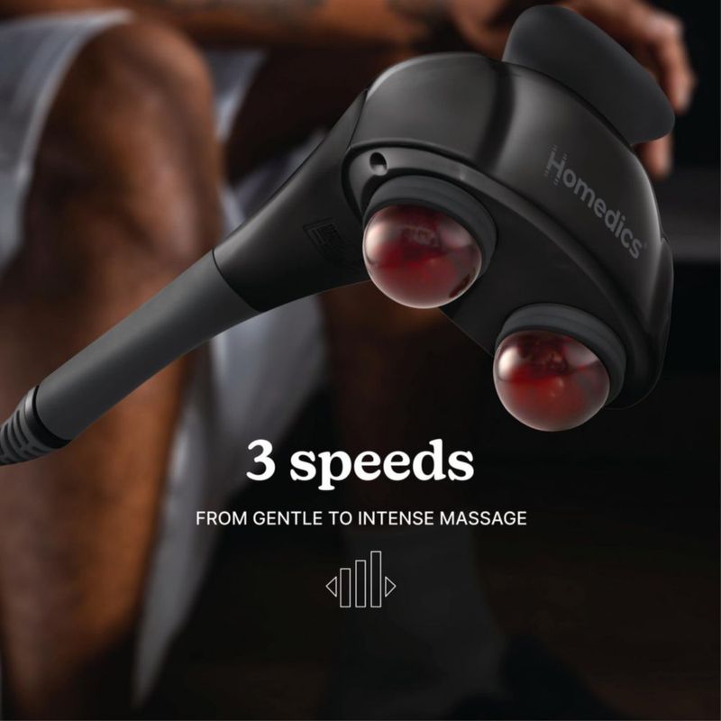 Masajeador de espalda portátil HoMedics Dual Heated Nodes