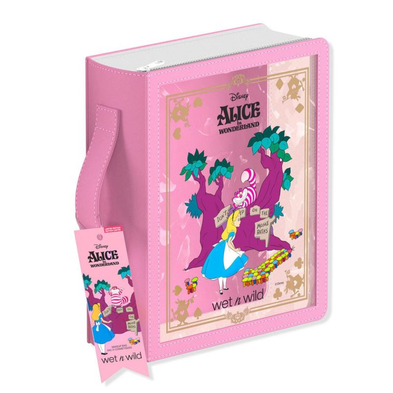 Bolsa de maquillaje wet n wild Colección Alicia en el país de las maravillas