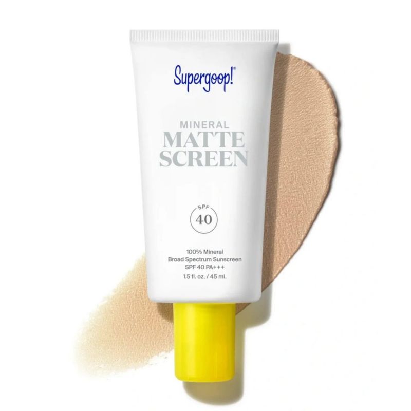 Protector solar Supergoop! Pantalla Mineral Mattescreen SPF 40 45 ml