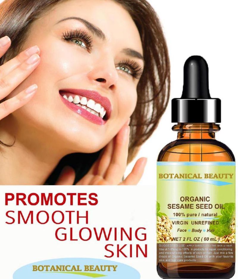 Aceite de semillas de sésamo orgánico Carrier Oil Botanical Beauty 60 ml