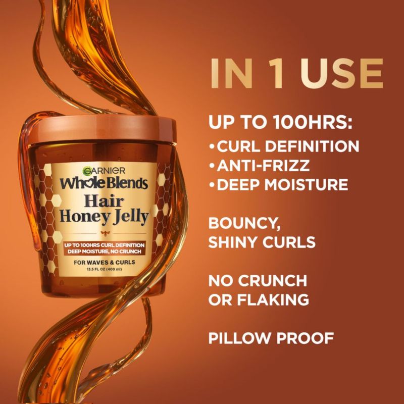 Gel para el cabello Garnier Whole Blends Hair Honey Jelly 400 ml paquete de 2