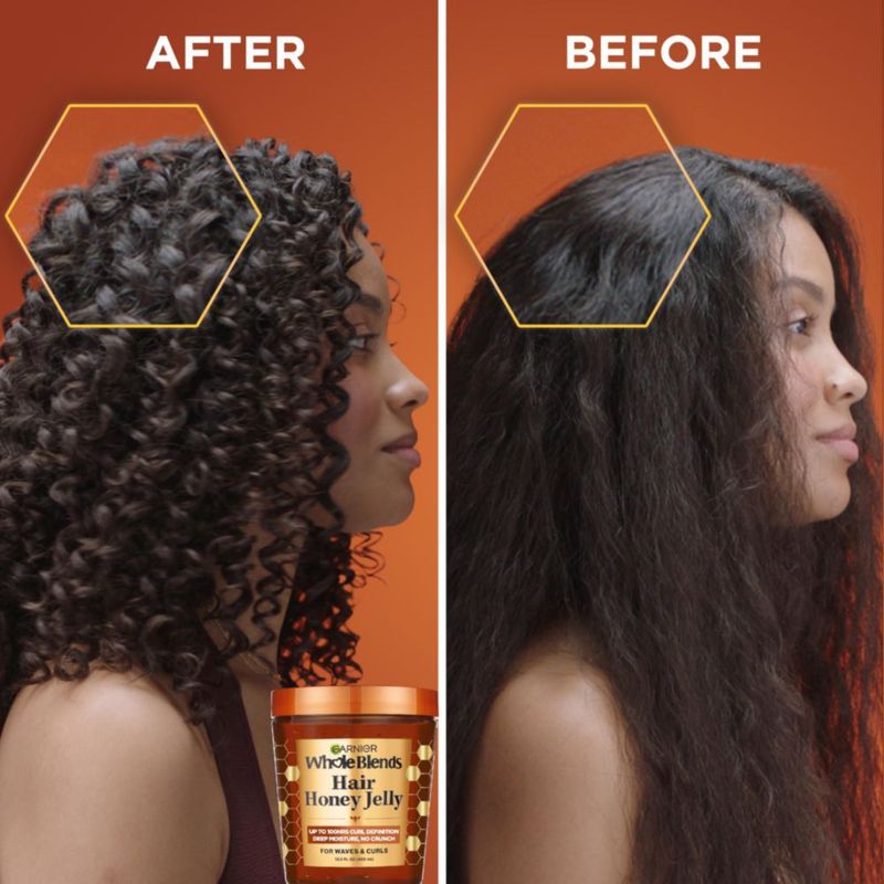 Gel para el cabello Garnier Whole Blends Hair Honey Jelly 400 ml paquete de 2