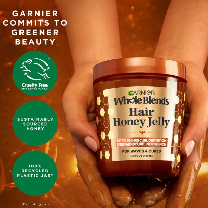 Gel para el cabello Garnier Whole Blends Hair Honey Jelly 400 ml paquete de 2