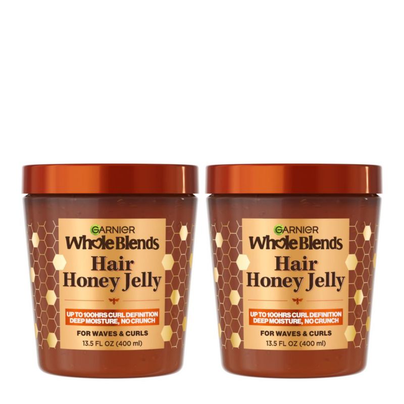 Gel para el cabello Garnier Whole Blends Hair Honey Jelly 400 ml paquete de 2