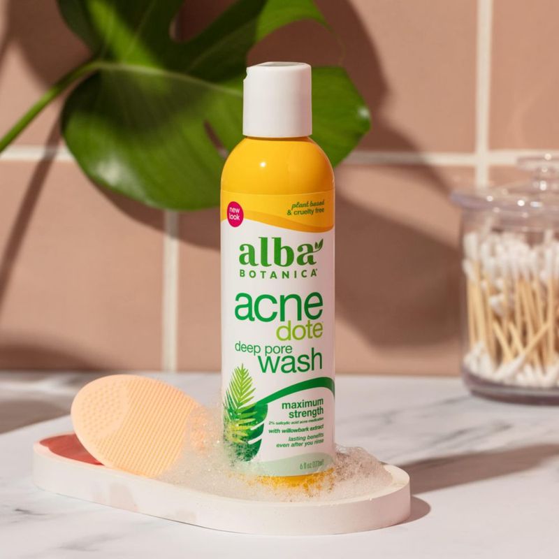 Jabón facial Alba Botanica Acnedote Maximum Strength 180 ml