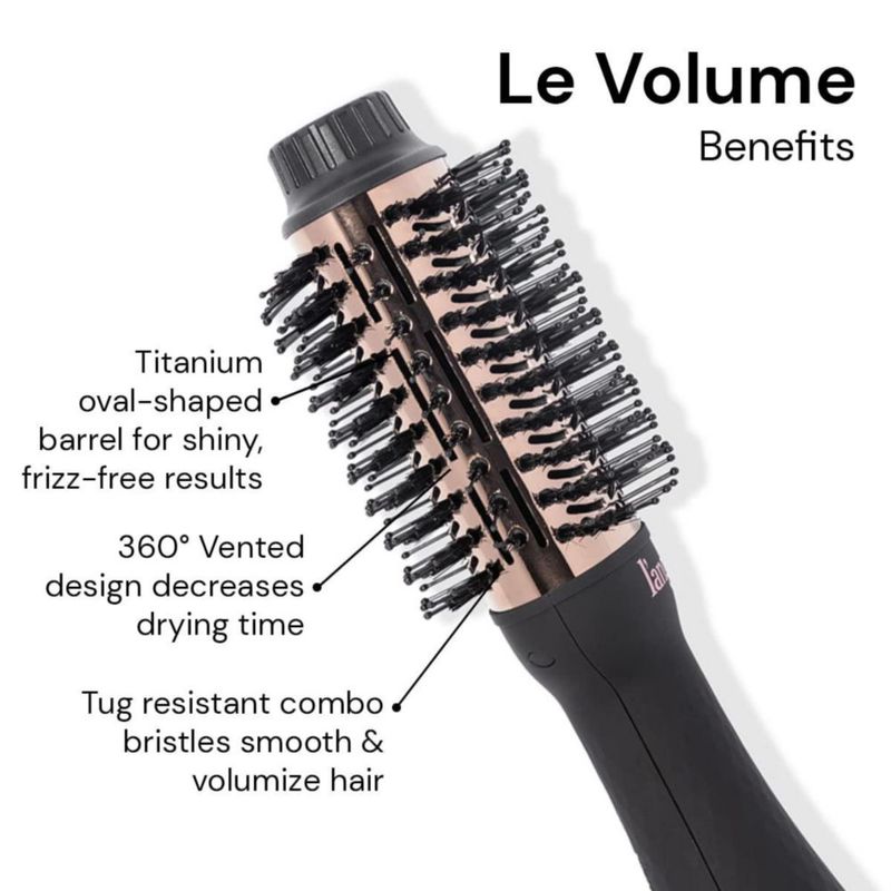 Cepillo secador de pelo de titanio 2 en 1 L'ANGE HAIR Le Volume
