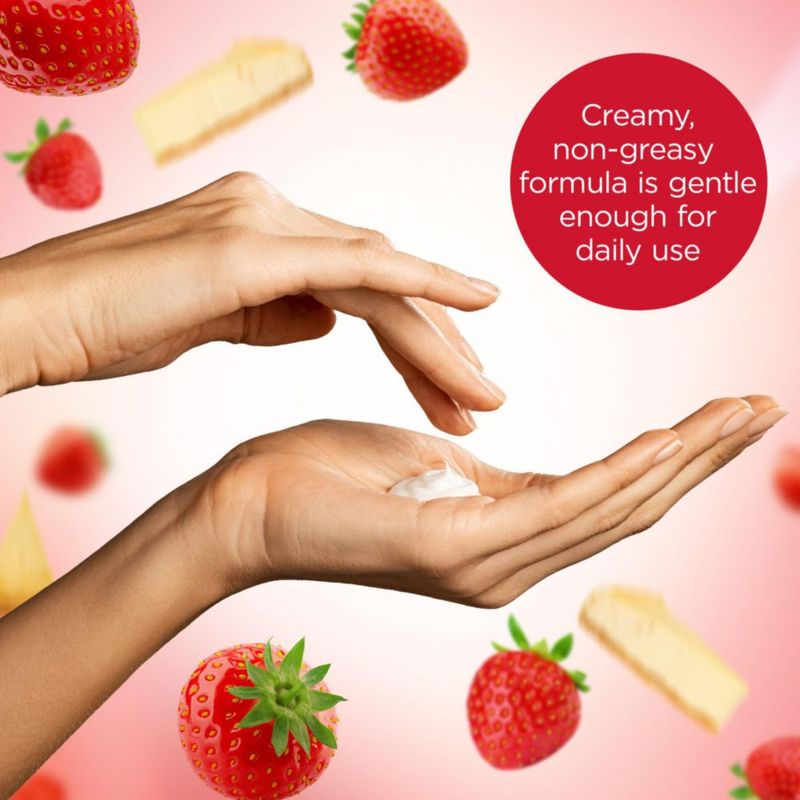 Crema corporal Bodycology Tarta de queso con manteca de karité y fresa 240 ml