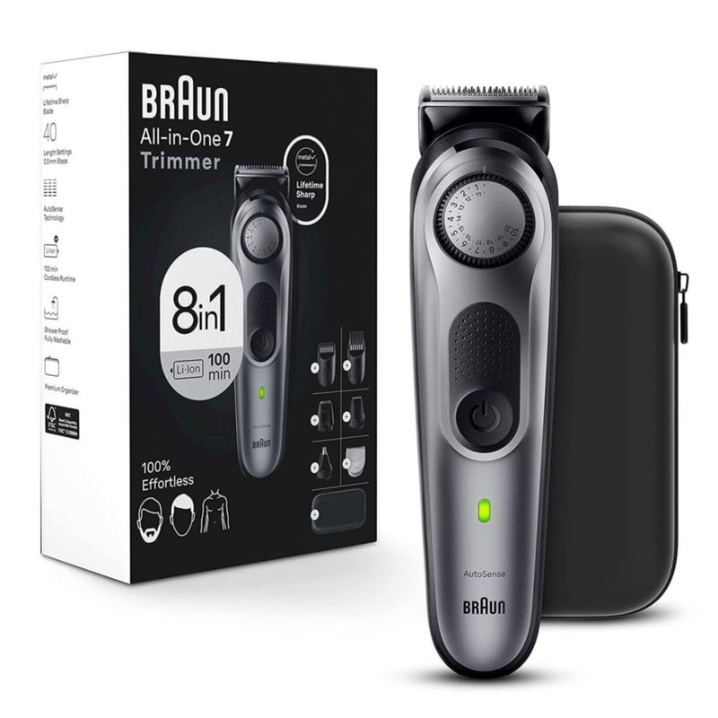 Kit Trimmer Braun estilo todo en uno Serie 7 7410 8 en 1