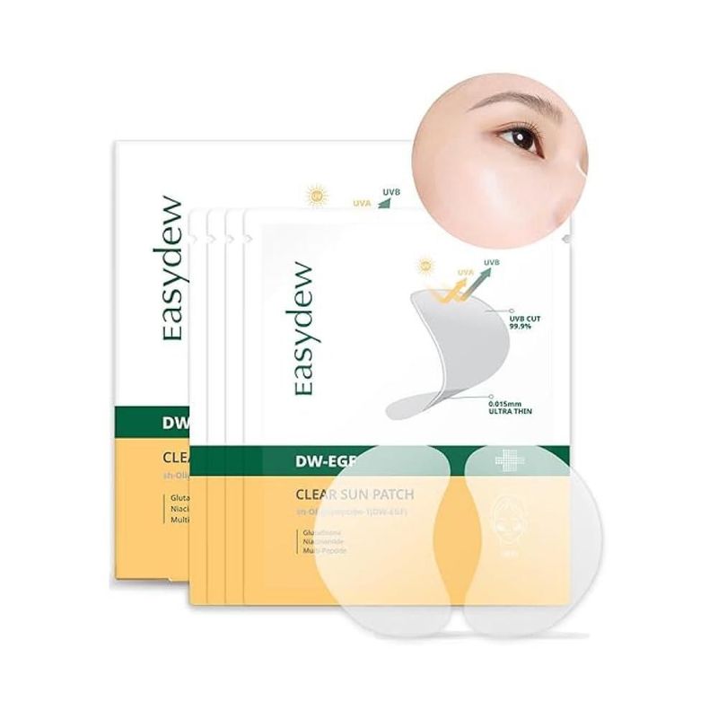 Parches solares EASYDEW DW-EGF Peptide Transparente UVB 999% UVA 909%
