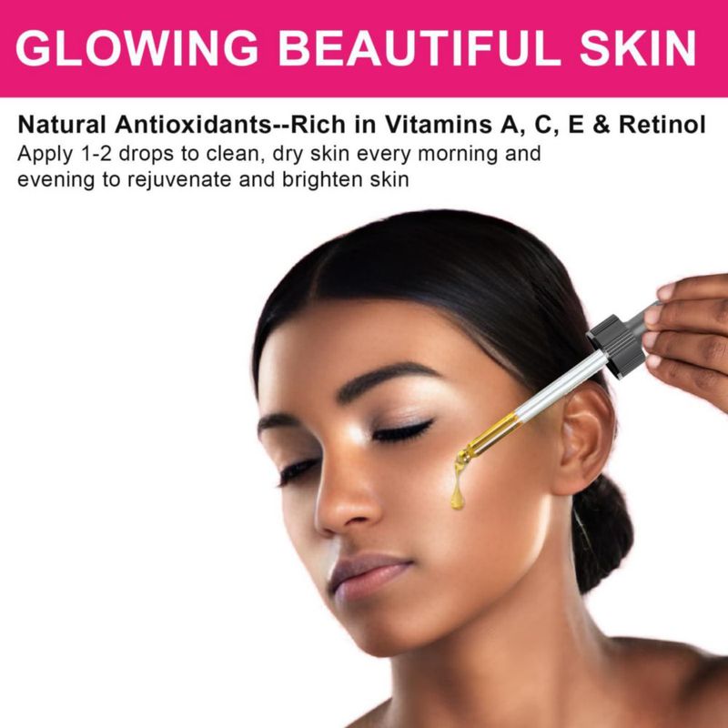 Aceite de semilla de rosa mosqueta MMPANG orgánico 30 ml para el cuidado de la cara y el cabello