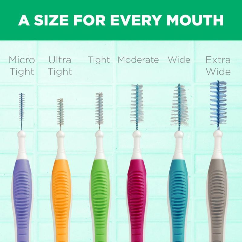 Cepillos interdentales GUM Proxabrush Go-Betweens extra anchos