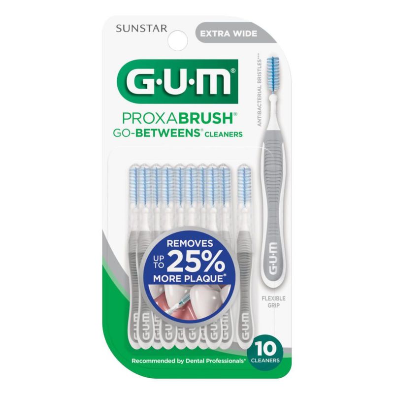 Cepillos interdentales GUM Proxabrush Go-Betweens extra anchos