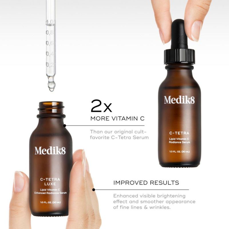 Serum Medik8 C-Tetra Luxe iluminador con vitamina C 30 ml