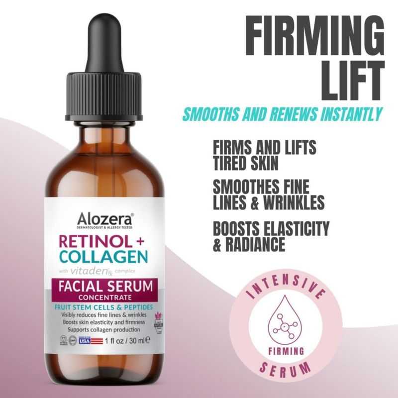 Suero Facial Alozera Retinol Colágeno Células Madre 30 ml