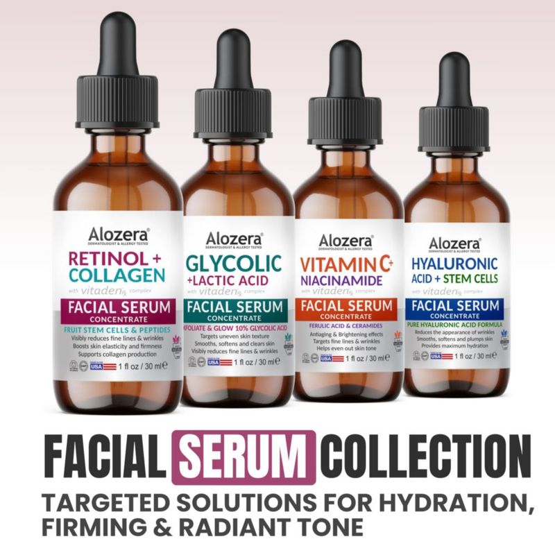 Suero Facial Alozera Retinol Colágeno Células Madre 30 ml