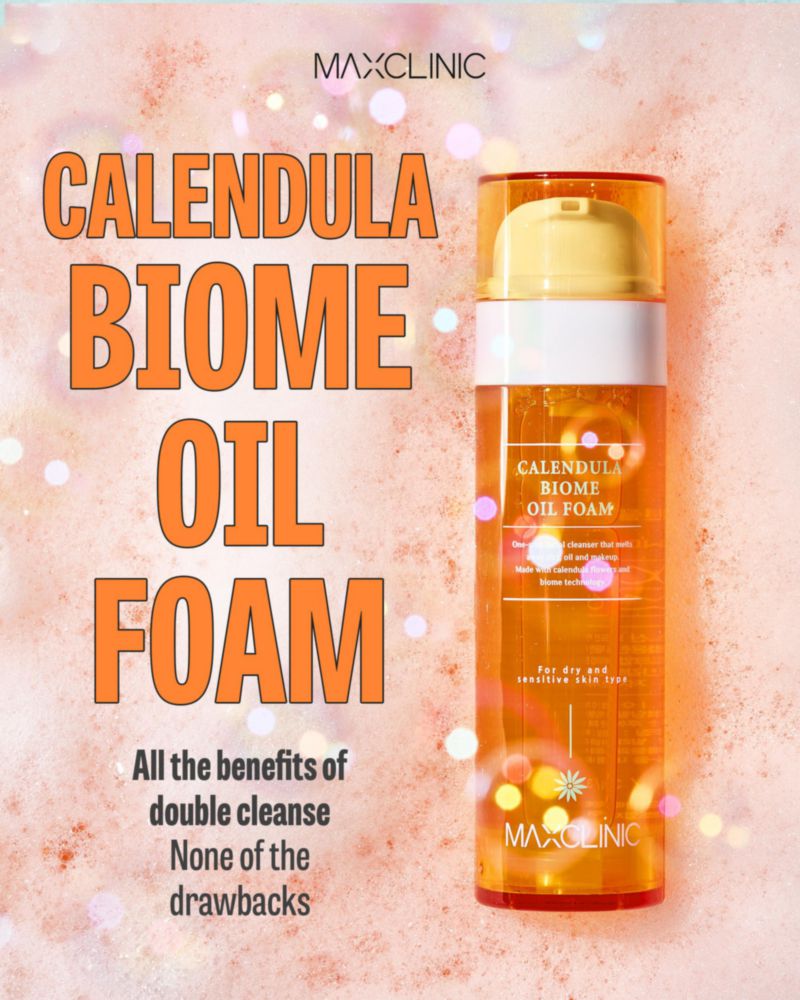 Aceite limpiador para espuma MAXCLINIC Calendula Biome 115 ml