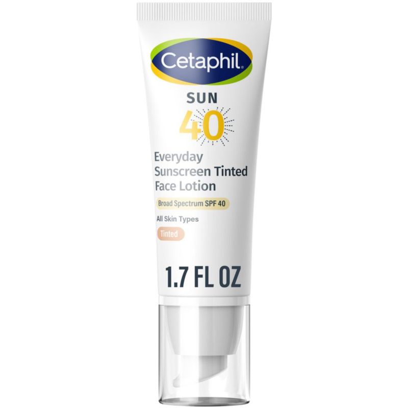Loción de protección solar Cetaphil Everyday Tinted SPF 40 50 ml