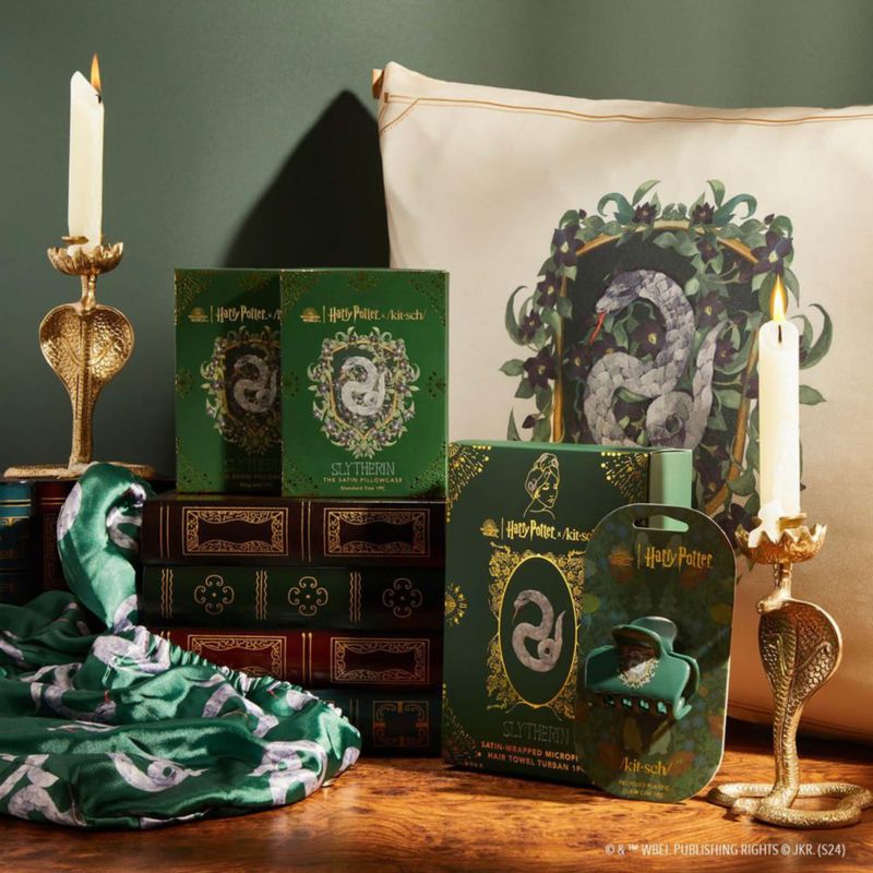 Pinzas para el pelo Kitsch Harry Potter Jumbo Slytherin de 58 cm para niñas