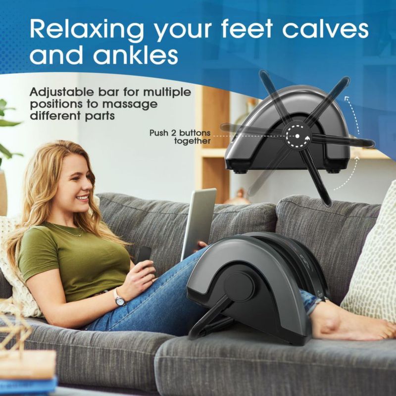 Masajeador de pies TISSCARE Shiatsu con calor para fascitis plantar