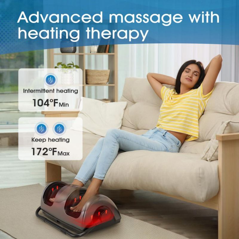 Masajeador de pies TISSCARE Shiatsu con calor para fascitis plantar