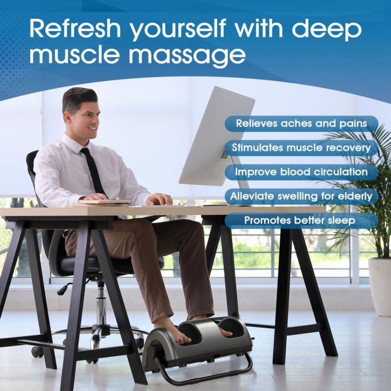 Masajeador de pies TISSCARE Shiatsu con calor para fascitis plantar