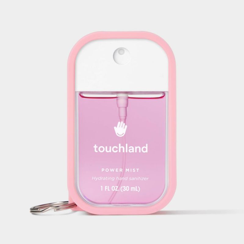 Estuche desinfectante para manos Touchland Trio con llavero
