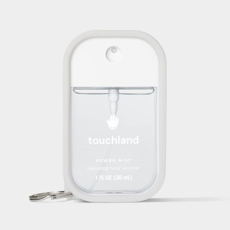Estuche desinfectante para manos Touchland Trio con llavero