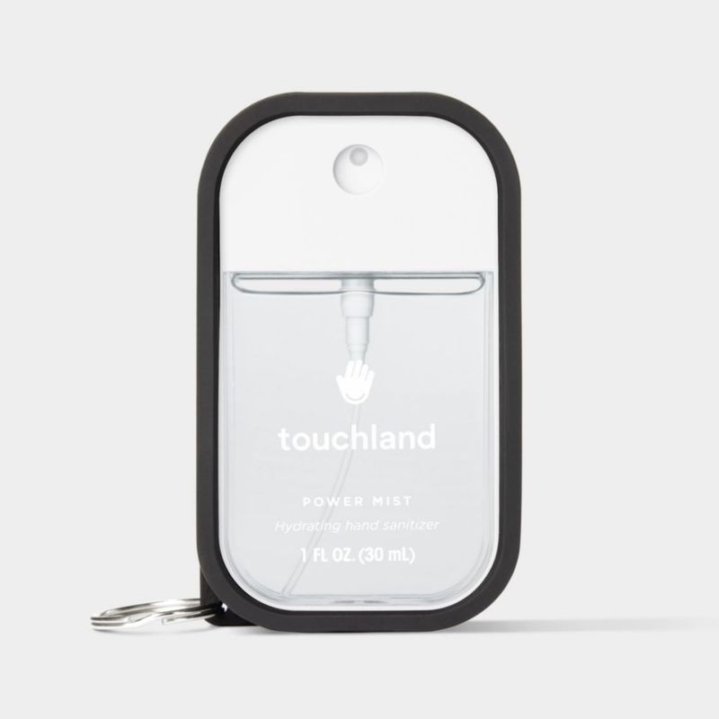 Estuche desinfectante para manos Touchland Trio con llavero