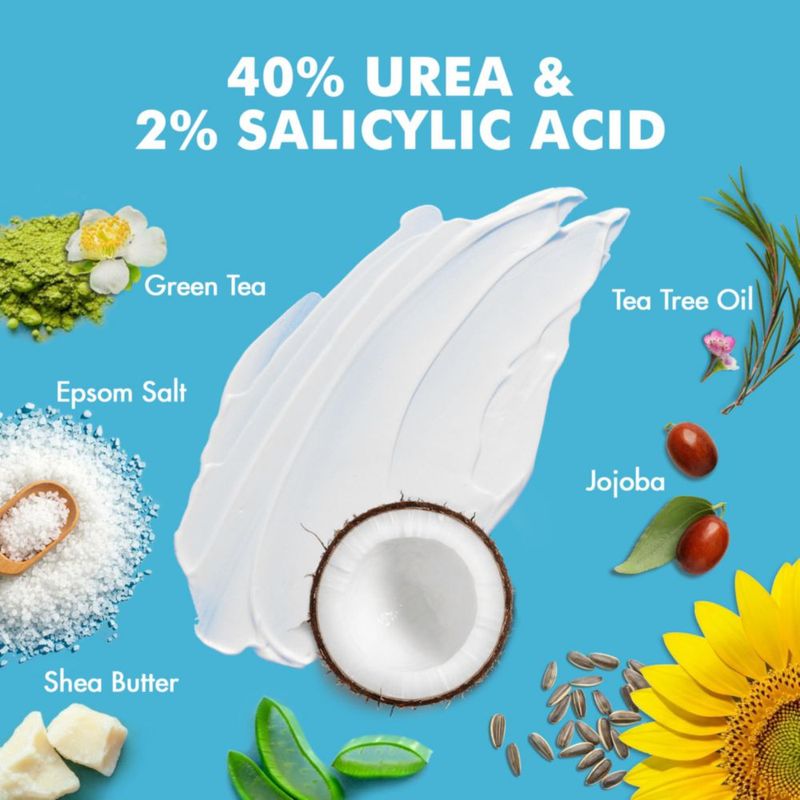 Set eliminador de callos en los pies Ebanel con crema de urea al 40% y ácido salicílico