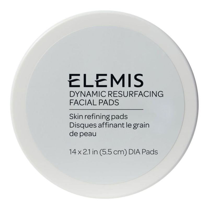 Almohadillas faciales ELEMIS Dynamic Resurfacing con ácido láctico paquete de 14