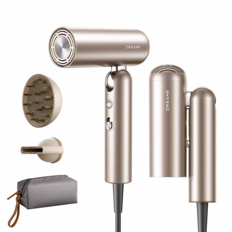 Secador de Pelo Dreame Pocket Pro 1300W Iónico con Difusor 120V/240V