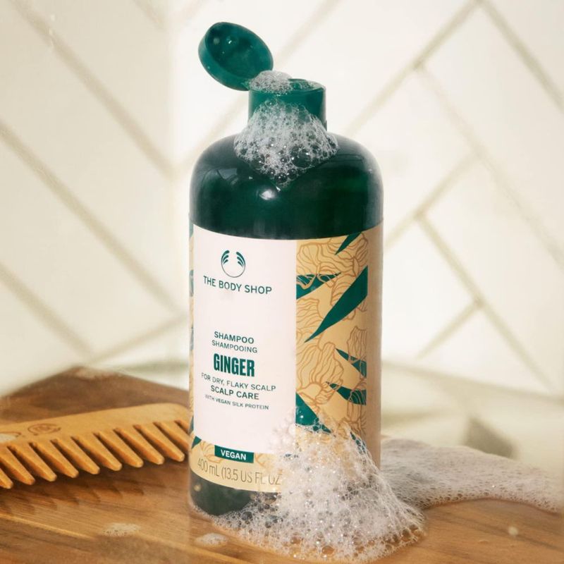 Champú The Body Shop Ginger Scalp Care 400 ml para cuero cabelludo seco