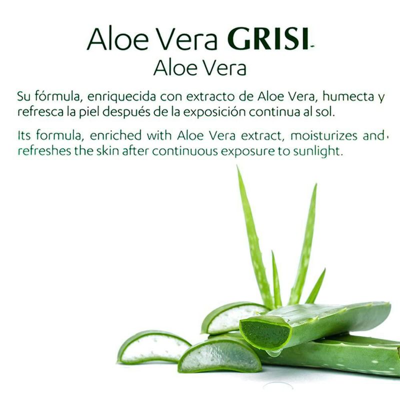 Crema facial y loción corporal Grisi Aloe Vera Freshness 112 ml