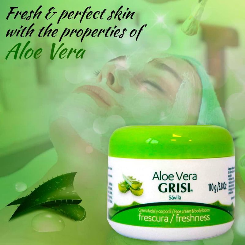 Crema facial y loción corporal Grisi Aloe Vera Freshness 112 ml